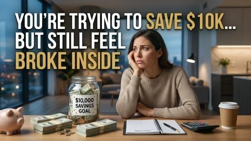 You’re Trying to Save $10K… But Still Feel Broke Inside