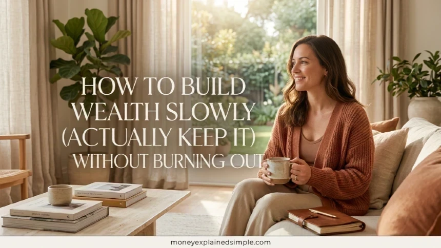 How to Build Wealth Slowly (And Actually Keep It) Without Burning Out