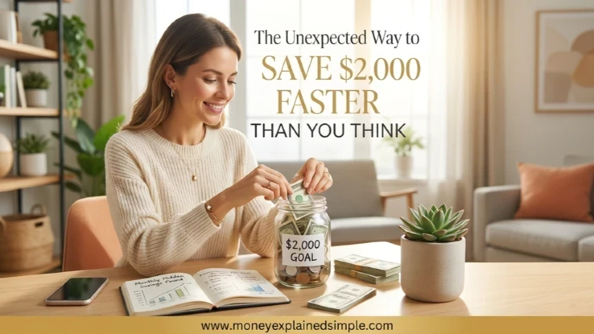 The Unexpected Way to Save $2,000 Faster Than You Think