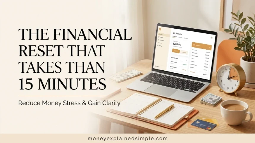 The Financial Reset That Takes Less Than 15 Minutes