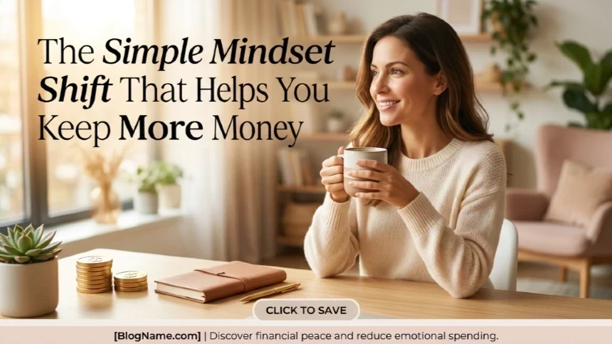 The Simple Mindset Shift That Helps You Keep More Money