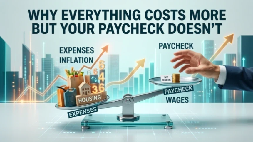 Why Everything Costs More but Your Paycheck Doesn’t