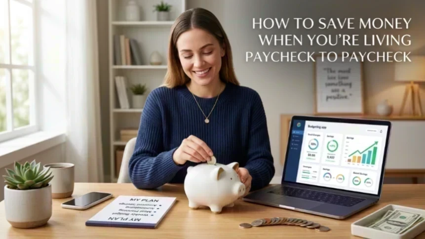 How to Save Money When You’re Living Paycheck to Paycheck