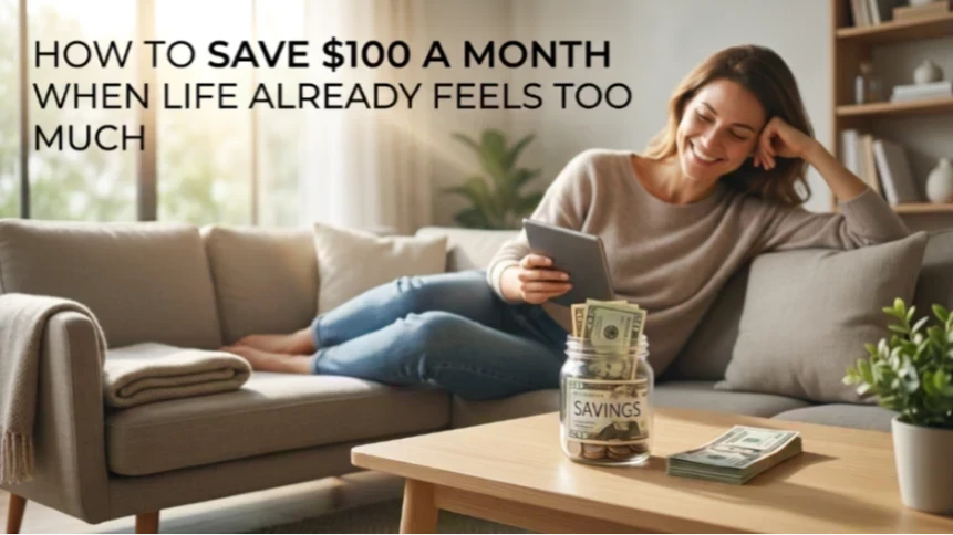 How to Save $100 a Month When Life Already Feels Too Much